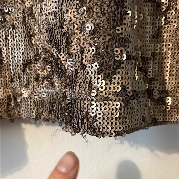 Deletta Women's Gold Sequin Top from Anthropologie - Picture 9 of 10
